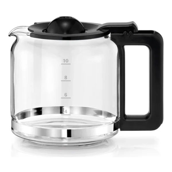 Wmf Stelio Filtre Kahve Makinesi, Cam Demlikli, 10 Fincan Kapasiteli, Paslanmaz Çelik, Damlatmaz Sistem, Sıcak Tutma Plakalı, Otomatik Kapanma, 1000 W - Görsel 3