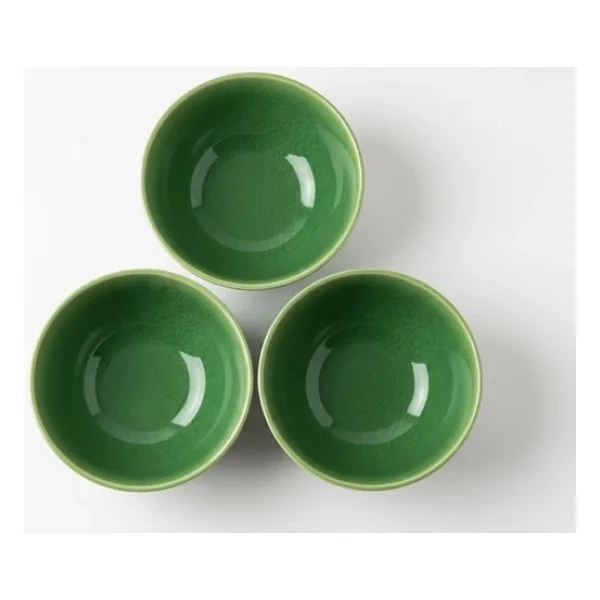 3'lü Rustik Seramik Kase Seti, Krem Benekli Tasarım Çerezlik Ve Kahvaltılık, Çok Amaçlı Derin Sosluk Takımı, Modern Çiftlik Evi Tarzı Dekoratif Stoneware Sunum Kaseleri - Görsel 7