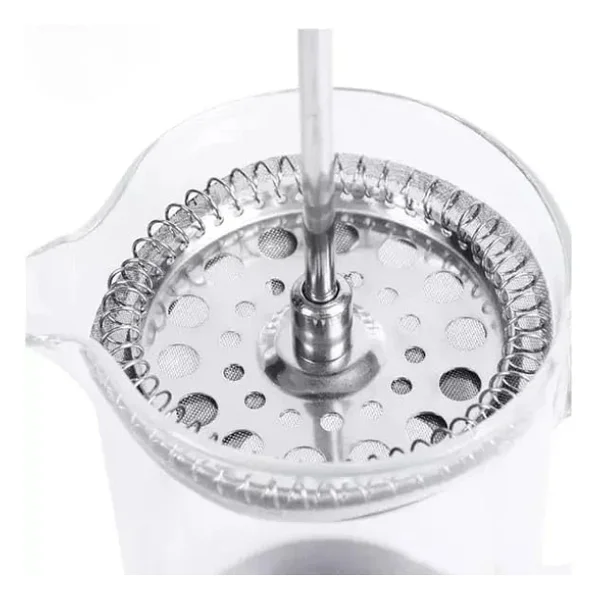Orret Home Metal Saplı Borosilikat French Press, Termisil Süzgeçli Demlik, Bitki Çayı, Kahve Ve Ada Çayı İçin İdeal, Dayanıklı Ve Şık Tasarım (800 Ml) - Görsel 6