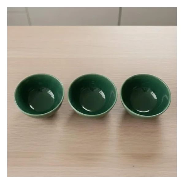 3'lü Rustik Seramik Kase Seti, Krem Benekli Tasarım Çerezlik Ve Kahvaltılık, Çok Amaçlı Derin Sosluk Takımı, Modern Çiftlik Evi Tarzı Dekoratif Stoneware Sunum Kaseleri - Görsel 6