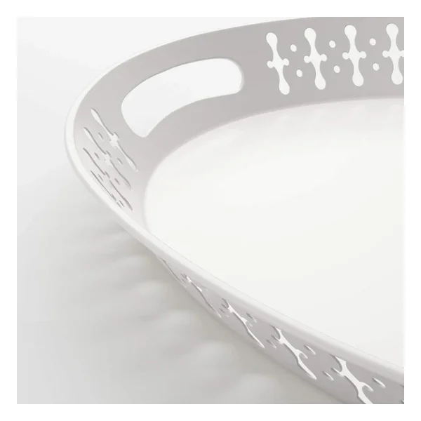 Ikea Romantisk 52x39 Cm Çelik Tepsi Beyaz - Görsel 6