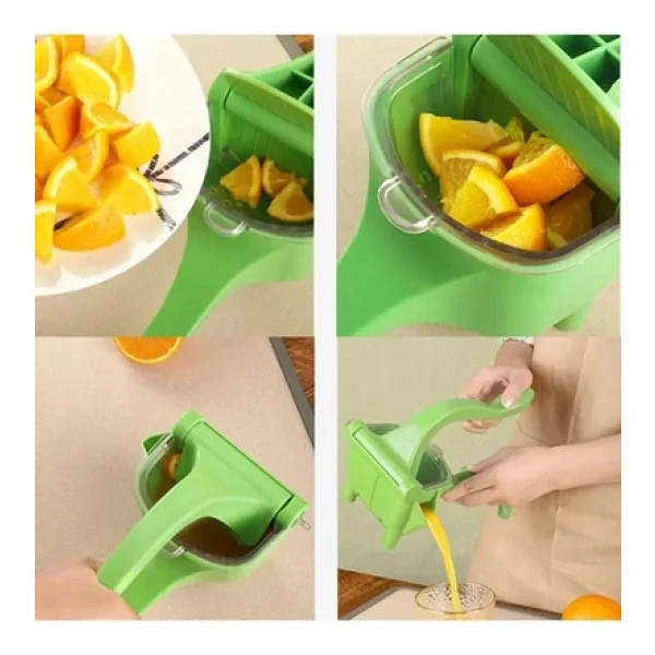 Tineke Pratik Manuel Meyve Sıkacağı Plastik Narenciye Limon Portakal Nar Sıkacağı - Görsel 4