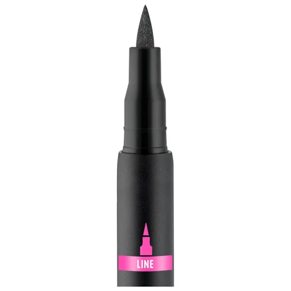 Essence Line It Like A Pro Çift Taraflı Siyah Eyeliner - Görsel 3