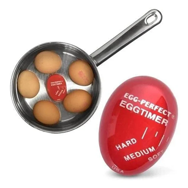 Dublör Yumurta Zamanlayıcı Kıvamında Pişirme Aparatı Egg Tımer - Görsel 3
