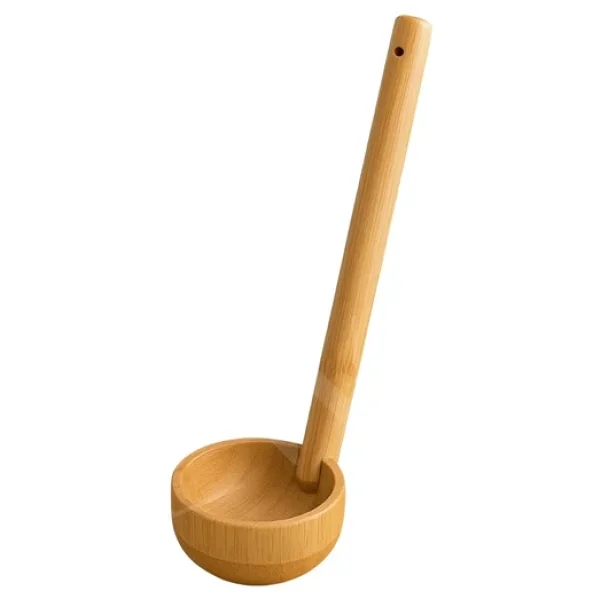 Doğal Bambu Kepçe 28 Cm - Sağlıklı, Dayanıklı, Çevre Dostu Mutfak Aracı - Çorba, Sos Ve Yemek Servisi İçin Ideal - Görsel 7