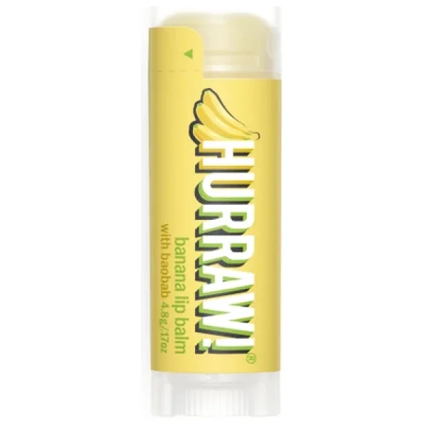 Hurraw Baobab Banana Lip Balm Muz Dudak Balmı - Görsel 6