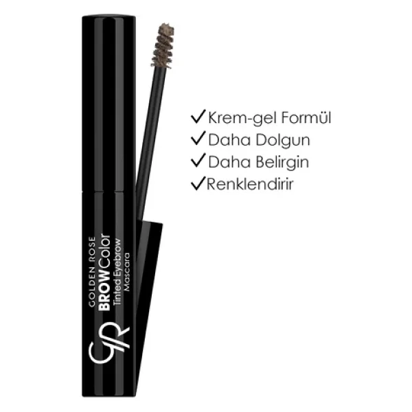 Golden Rose Brow Color Tinted Eyebrow 007 Kaş Maskarası - Görsel 6