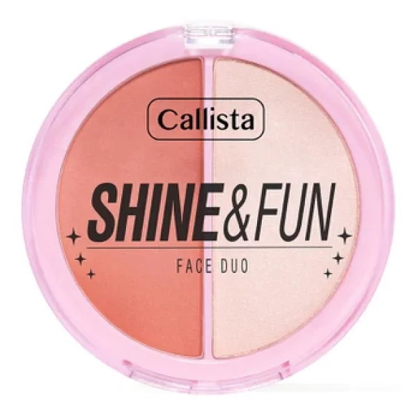 Callista Shine & Fun Face Duo 140 Good Company Allık Ve Aydınlatıcı Paleti - Görsel 4