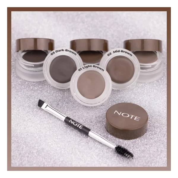 Note Brow Pomade 03 Dark Brown Kaş Pomadı - Görsel 7
