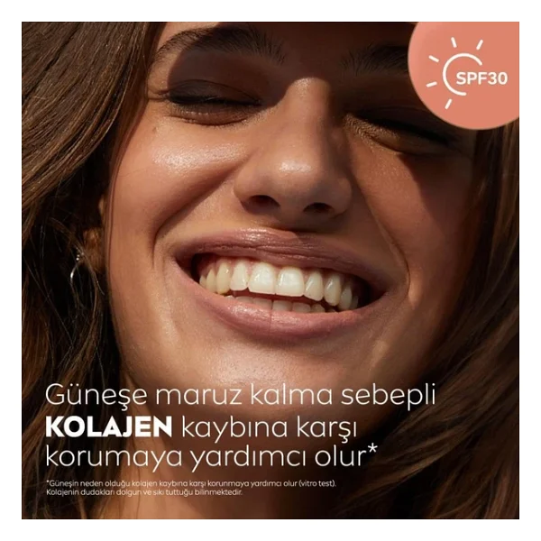 Nivea Kırmızı Renkli Dudak Bakım Kremi Ve Nude Renkli Dudak Bakım Kremi, Spf30, Dudak Ve Yanaklar İçin - Görsel 4