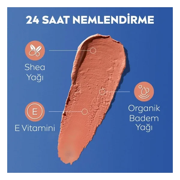 Nivea Kırmızı Renkli Dudak Bakım Kremi Ve Nude Renkli Dudak Bakım Kremi, Spf30, Dudak Ve Yanaklar İçin - Görsel 3