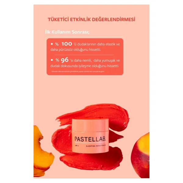 Pastellab Sleeping Peach Dudak Maskesi - Görsel 2