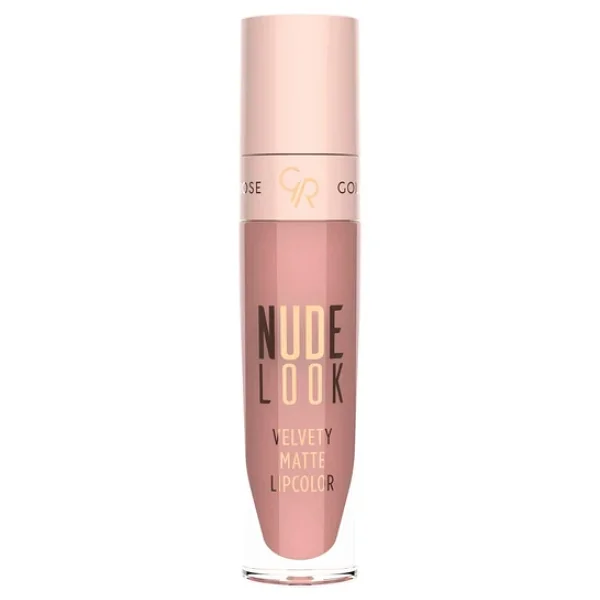 Golden Rose Nude Look Velvety Matte Lipcolor 03 Rosy Likit Mat Ruj - Görsel 3
