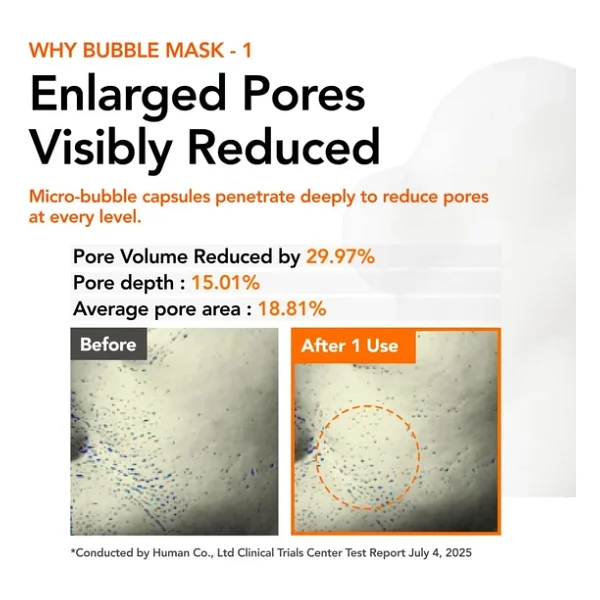 Menokin Lift 30 Seconds Quick Bubble Lift-Collagen Gözenek Karşıtı 95 Ml Köpük Yüz Maskesi - Görsel 7