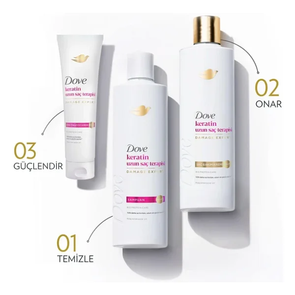 Dove Keratin Uzun Saç Terapisi 150 Ml Saç Kremi - Görsel 3