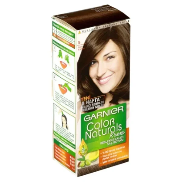 Garnier Color Naturals 5 Açık Kahve Saç Boyası - Görsel 7