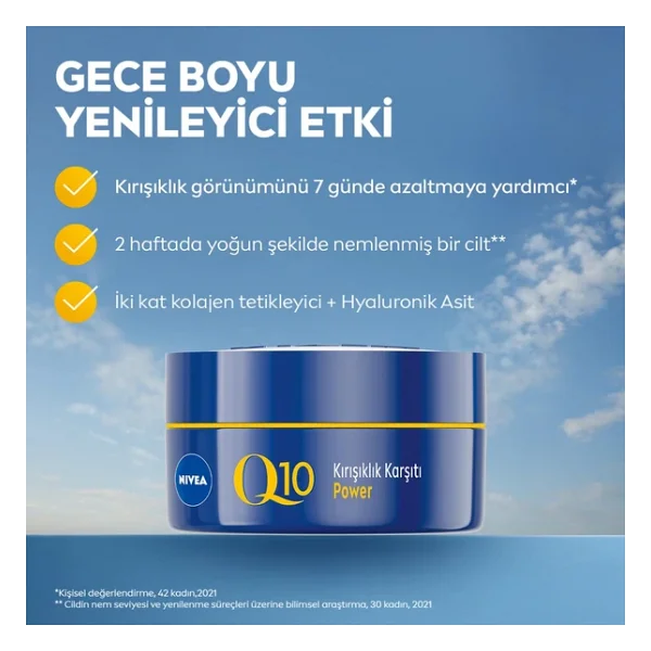 Nıvea Q10 4 Adımlı Kırışıklık Karşıtı Bakım Seti,Gündüz Kremi,Göz Kremi,Cilt Serumu Ve Gece Kremi 50 Ml - Görsel 4