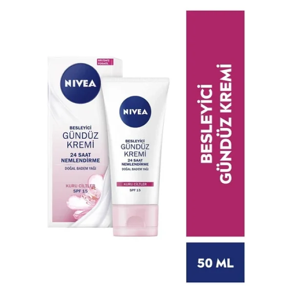 Nivea Essentials Besleyici Kuru Ciltler İçin Spf 15 Tüp Gündüz Kremi 50 Ml - Görsel 3