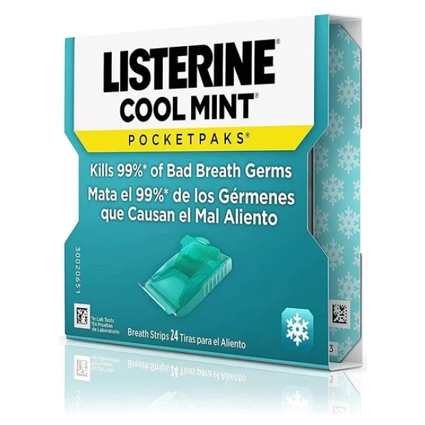 Listerine Cool Mint 24 Nefes Tazeleyici Strip - Görsel 4