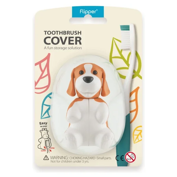 Rocs Flipper Hijyenik Diş Fırçası Kabı - Köpek - Görsel 4