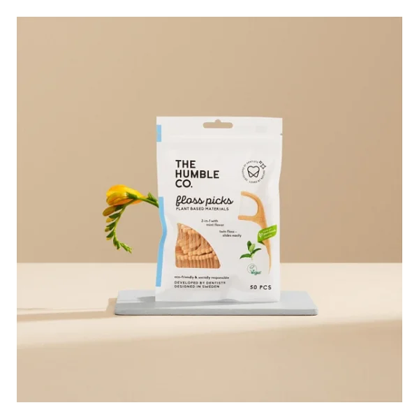 The Humble Co. Nane Aromalı 50'li Kürdanlı Diş İpi - Görsel 5