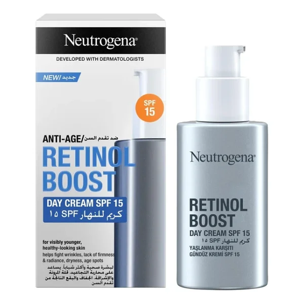 Neutrogena Retinol Boost Yaşlanma Karşıtı Gündüz Kremi Spf 15 50 Ml - Görsel 2