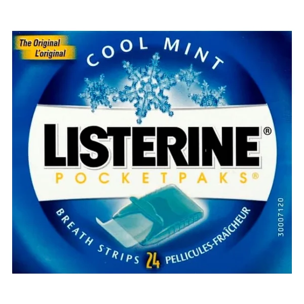 Listerine Cool Mint 24 Nefes Tazeleyici Strip - Görsel 3
