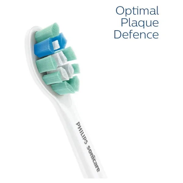 Philips Sonicare Optimal Plaque Defence - Sonic Şarjlı Diş Fırçası 2'li Yedek Başlık - Beyaz - Görsel 4