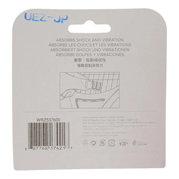 Wilson Pro Feel Logolu Titreşim Sönümleyici, Tenis Raketi İçin, 2'li Paket Ns Kırmızı - Görsel 2