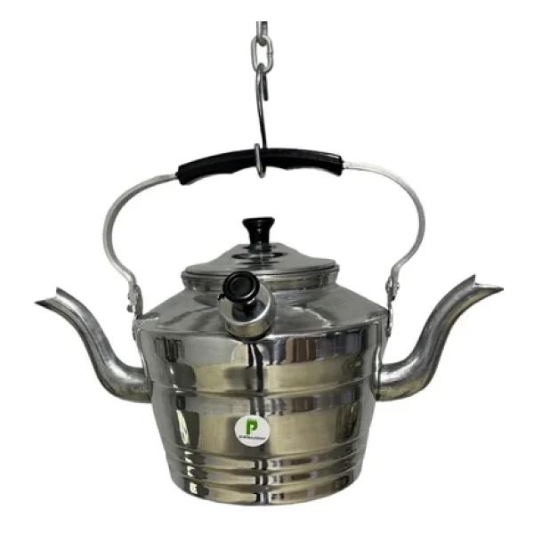 Pratikoutdoor Çift Emzikli Çaydanlık, Kamp Çaydanlığı, Gara Çaydanlık Büyük Boy - Görsel 2