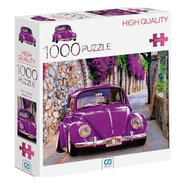 Ca Games Mor Araba 1000 Parça Puzzle 7028 - Görsel 3