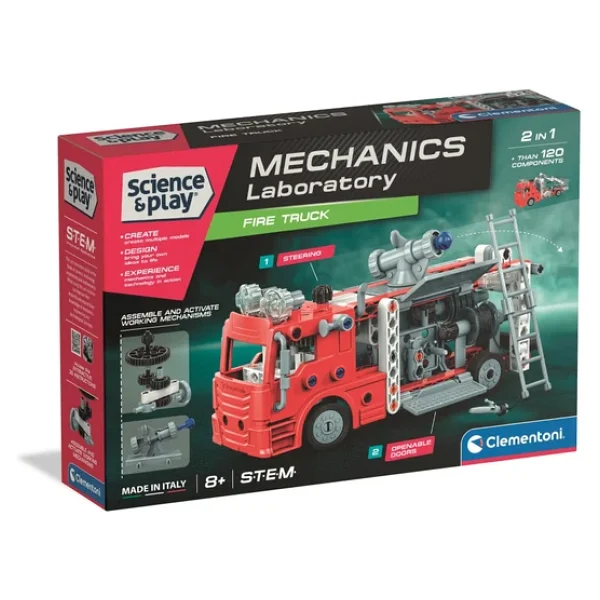 Clementoni Mekanik Laboratuvarı Fire Truck 75134 - Görsel 6