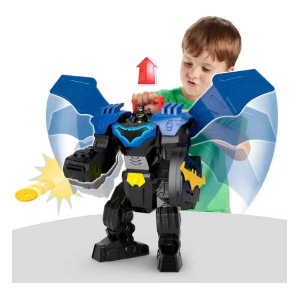 Imaginext Sesli Ve Işıklı Dc Metal Force Super Friends Batman Uçuş Aracı Jdl03 - Görsel 7