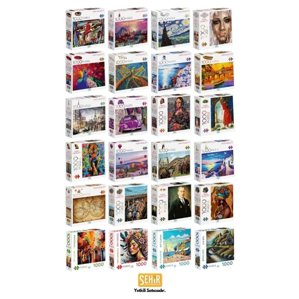 Ca Games Ayasofya Camii 1000 Parça 2,2mm Kalınlık 48x68cm Profesyonel Hobi Puzzle Yapboz Serisi - Görsel 3