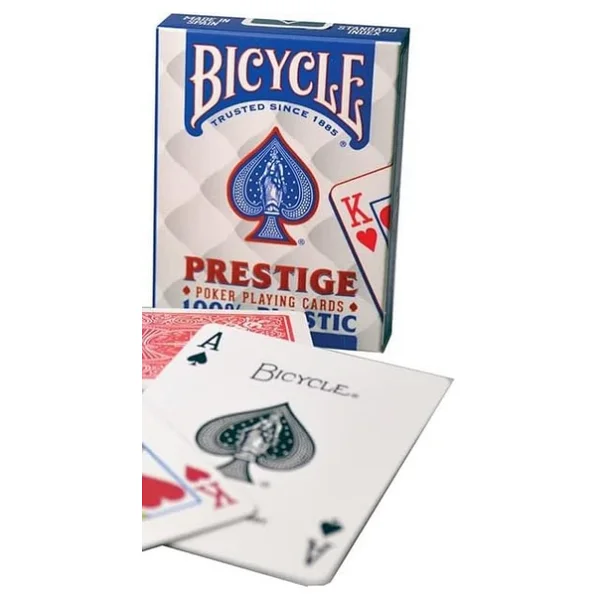 Bicycle Prestige Rider Back 100% Plastik Standard Endeks Oyun Kağıdı Destesi - Görsel 4