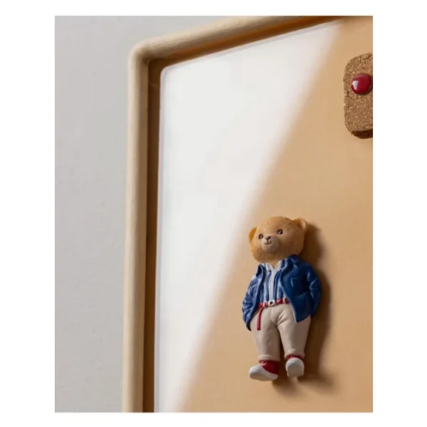 Madame Coco Simon Bear Magnet - Lacivert/Bej - 4x8 Cm - Görsel 10