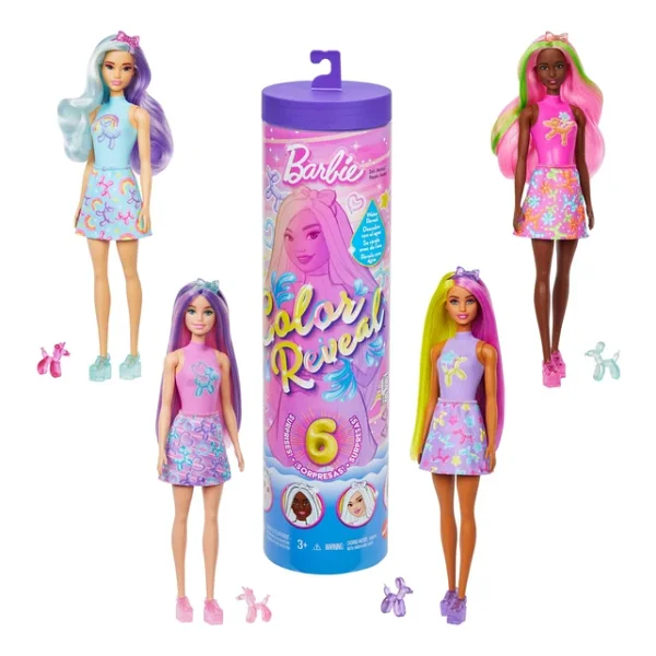 Barbie Color Reveal Balondan Hayvan Figürleri Serisi Jfv58 - Görsel 6