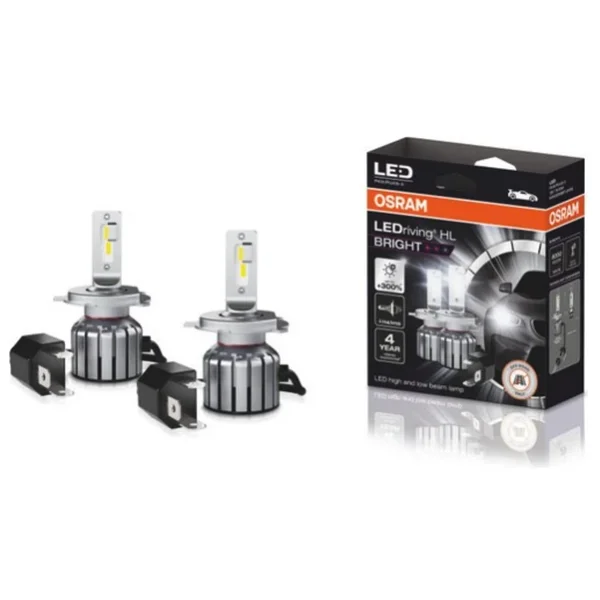 Osram H4 LED Xenon Kit %300 Fazla Işık / 4 Yıl Garantili 12v (2 Adet Far Için) - Görsel 7