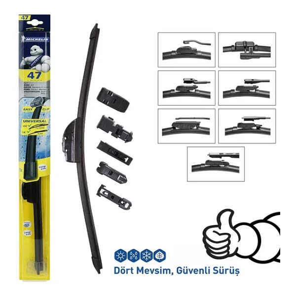 Michelin Easyclip Mc8647 470 Mm Muz Tipi Silecek - Görsel 3