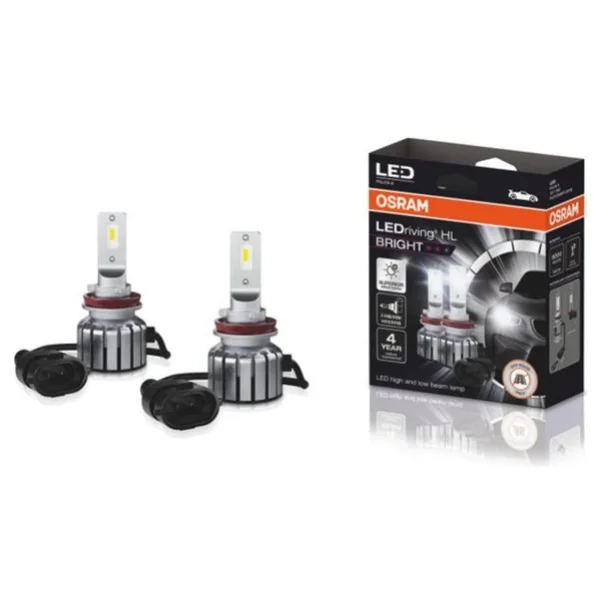 Osram H11 LED Xenon Kit %300 Fazla Işık / 4 Yıl Garantili 12v (2 Adet Far Için) 64211dwbrt-2hfb - Görsel 3