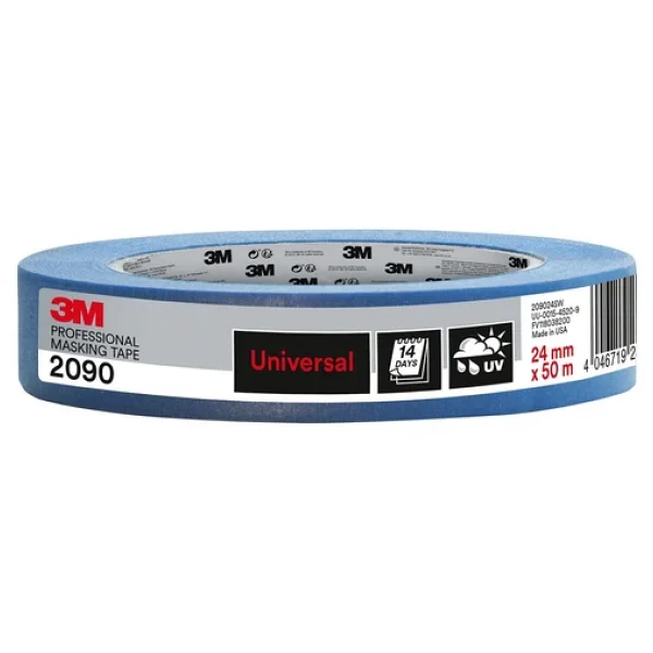 3m 2090 Mavi Maskeleme Bandı 24mm X 50m - Görsel 3