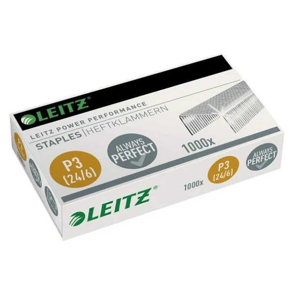 Leitz Power Performance Zımba Teli P3, 1000 Adet, Galvanizli, 55700000 24/6 Mm - Görsel 3