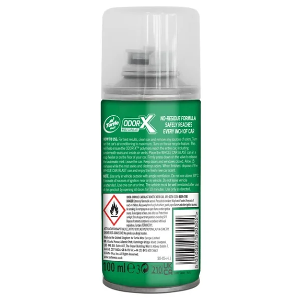 Turtle Wax Araç İçi Koku Giderici Blast 100 Ml - Görsel 4