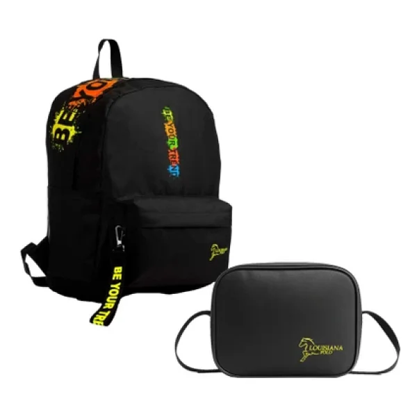 Louisiana Polo Okul Seti - Sırt Çantası + Termal Beslenme Multicolor 1140 - Görsel 4