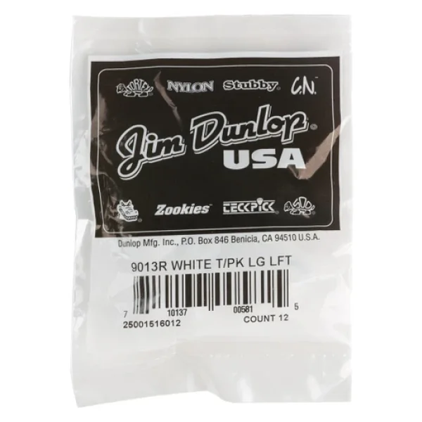 Dunlop 9013 Çanta 12 Başparmak İlmikli Sol Büyük Beyaz - Görsel 4