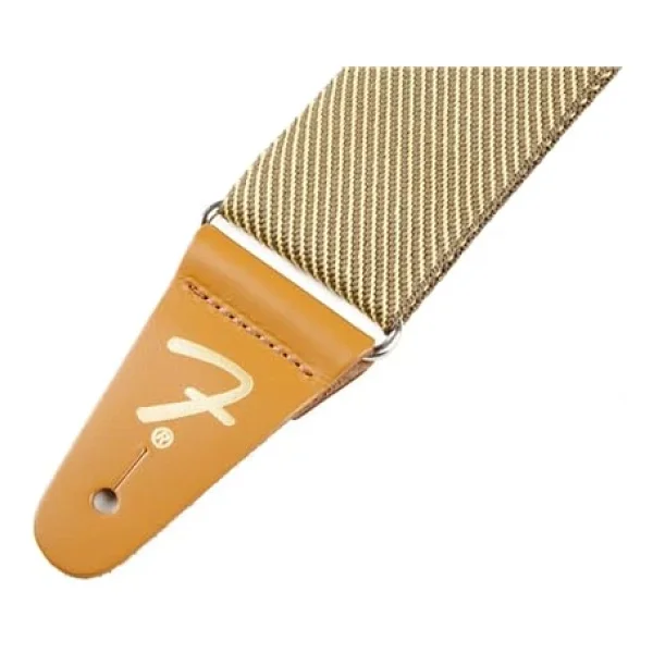 Fender Modern Tüvit Kayış - 5 Cm - Gri/Siyah, Vintage Tüvit, One Size - Görsel 3