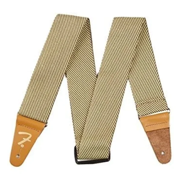 Fender Modern Tüvit Kayış - 5 Cm - Gri/Siyah, Vintage Tüvit, One Size - Görsel 2