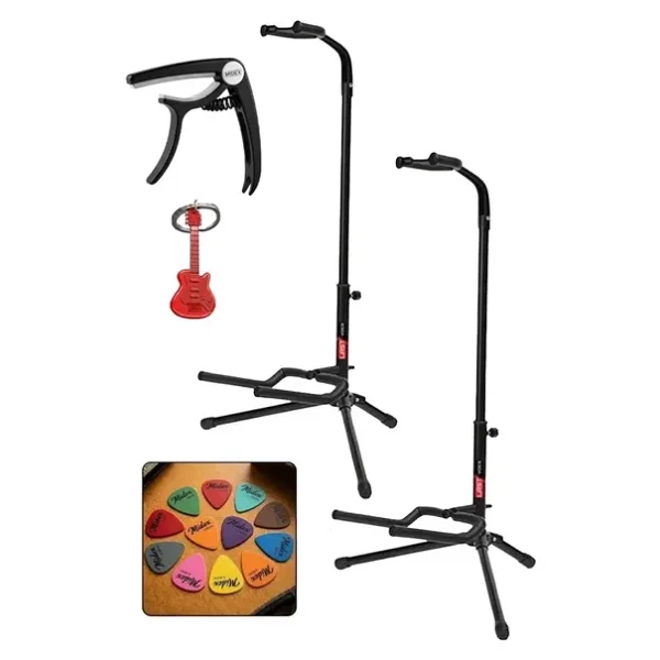 Lastvoice Gtr-01x 2li Set Enstrüman Bağlama Gitar Standı Sehpası + 10 Pena) - Görsel 4