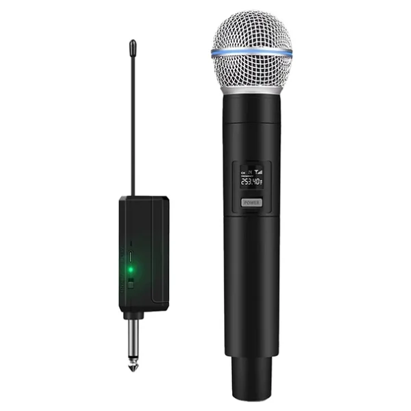 Coverzone Kablosuz Karaoke Mikrofonu 6.35mm Amfi Hoparlör İçin Ve Sahne Performansı Çok Amaçlı Aktiviteler İçin Tak Ve Çalıştır Kablosuz Mikrofon Dış Mekan Kullanıma Uygun Wn03(Tekli Mikrofon) - Görsel 4
