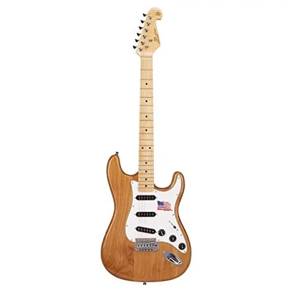 Sx Stratocaster Natural Elektro Gitar - Görsel 6